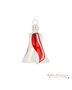 Bell, 5,5 cm, white-red